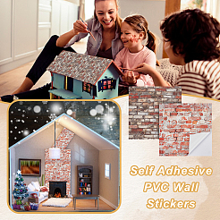 12Pcs 2 Colors Self Adhesive PVC Wall Stickers&nbsp;DIY-GA0007-05B