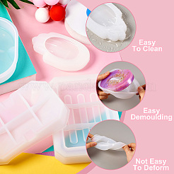 4Pcs 4 Style DIY Soap Box Silicone Molds&nbsp;DIY-CW0001-27