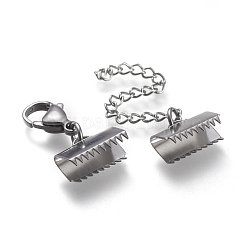 Tarnish Resistant 304 Stainless Steel Curb Chain Extender&nbsp;STAS-K195-21P-06