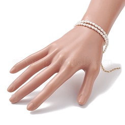 Natural Cultured Freshwater Pearl Rice Beaded Necklaces&nbsp;NJEW-JN05688