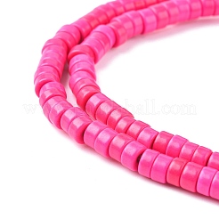 Synthetic Turquoise Beads Strands&nbsp;X-TURQ-G110-4x2mm-04