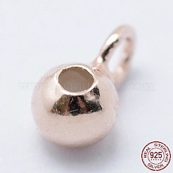 925 Sterling Silver Tube Bails&nbsp;STER-I014-3mm-25RG
