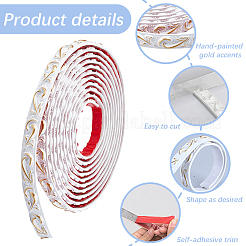 PVC Self-Adhesive Flexible Molding Trim&nbsp;STIC-WH20004-06A