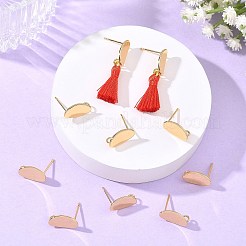 SHEGRACE Brass Stud Earring Findings&nbsp;XGRQ6M506-907G