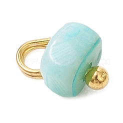 Dyed Natural Freshwater Shell Nuggets Charms&nbsp;PALLOY-JF05032-01