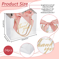 Folding Paper Gift Bags with Handle&nbsp;ABAG-WH0045-22