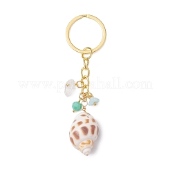 Natural Shell Pendant Keychains&nbsp;KEYC-JKC01094-03