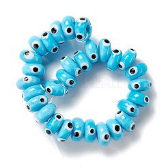 Handmade Evil Eye Lampwork Beads&nbsp;LAMP-F021-01D