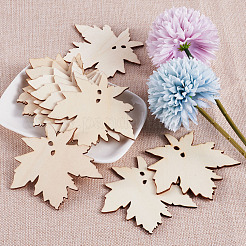 Undyed Wooden Big Pendant&nbsp;X-WOOD-TA0002-16