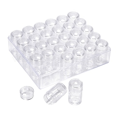 長方形のプラスチックビーズ保存容器  透明  14x16.7x5.4cm  約30個/箱&nbsp;CON-Q025-05