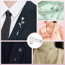 Brass Stick Lapel Pin End Cap&nbsp;LS-MAK-Q011-66S-01-1