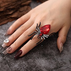 Alloy with Rhinestone Finger Rings&nbsp;FS-WGD099A-04