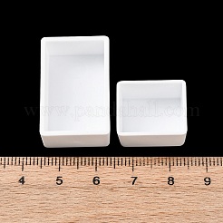 プラスチックの空の水彩絵の具鍋  ペイントケースアートパレット用品用  ミックスカラー  18.6~29.5x16~18x9.6~9.7mm  内径：16~26.5x13~16mm  容量：2~3.2ミリリットル  20pc&nbsp;AJEW-PH0002-31