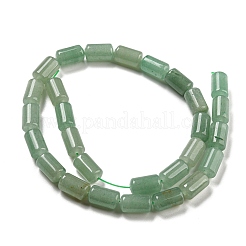天然石グリーンアベンチュリンビーズ連売り  コラム  14x8~8.5mm  穴：1mm  約28個/連  15.28''（38.8センチメートル）&nbsp;G-Q004-A01-01