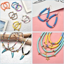 4 Strands 4 Styles Handmade Polymer Clay Beads Strands&nbsp;CLAY-YW0002-22C