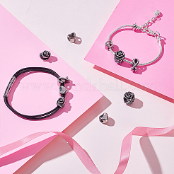 10Pcs 5 Styles 304 Stainless Steel European Beads&nbsp;STAS-GA0001-82