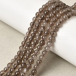 Natural Smoky Quartz Beads Strands&nbsp;X-G-B167-A09-4mm