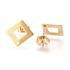 304 Stainless Steel Stud Earring Findings&nbsp;X-STAS-Q223-07