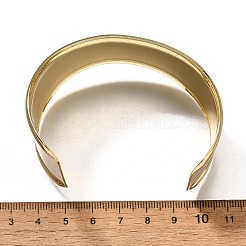 Rack Plating Brass Cuff Bangles&nbsp;BJEW-A137-02G