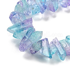 Natural Dyed Quartz Beads Strands&nbsp;G-G791-14L