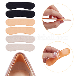 12 Pairs 3 Colors Fibre Anti-Wear Heel Grips&nbsp;FIND-WR0012-83