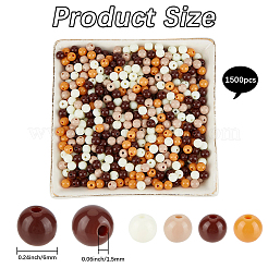 Opaque Acrylic Beads&nbsp;SACR-PA0001-04A-01