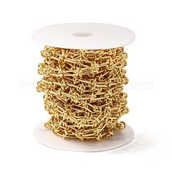 Rack Plating Brass Oval & Knot Link Chains&nbsp;CHC-I040-06G