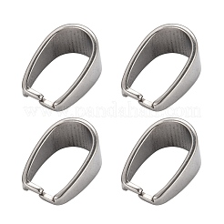 変色しにくい201ステンレススチール製スナップオンベイル  13x7x9mm  穴：11x7mm&nbsp;STAS-H052