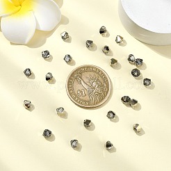 プレシオサ®クリスタルビーズ  チェコクリスタル  双円錐形(451 69 302 ロンデル)  00030 261 スターライトゴールド  5mm  穴：1mm&nbsp;Y-PRC-BA5-00030-261