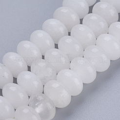 天然＆合成混合石ビーズ連売り  ロンデル  8x5~5.5mm  穴：0.8mm  約70~74個/連  14.8インチ〜15.3インチ（37.5~39cm）&nbsp;G-P354-M-8x5mm