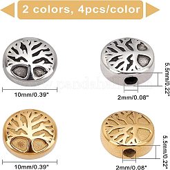 Retro 304 Stainless Steel Beads&nbsp;STAS-UN0013-79