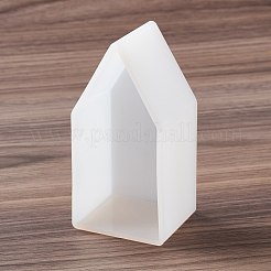 ハウス led アート ライト ディスプレイ装飾 diy シリコーン金型  レジン型  UVレジン用  エポキシ樹脂工芸品作り  ホワイト  103x51x42mm&nbsp;DIY-C054-06