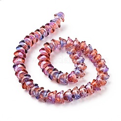 Transparent Glass Beads Strands&nbsp;LAMP-H061-01B-04