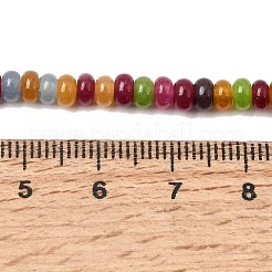 Dyed Natural White Jade Imitation Tourmaline Beads Strands&nbsp;G-K343-C55-01