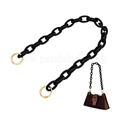 Resin Cable Chain Bag Chains&nbsp;FIND-WH0139-908B