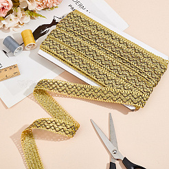 Polyester Braided Lace Ribbons&nbsp;OCOR-WH0092-17A