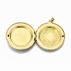 Brass Handmade Indonesia Style Locket Pendants&nbsp;KK-N239-002