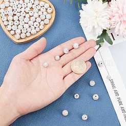パヴェボールディスコビーズ  樹脂粘土ラインストーンビーズ  ラウンド  クリスタルAB  10mm  穴：1.5mm  8mm  穴：1mm  100個/箱&nbsp;RB-AR0001-03
