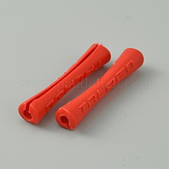 ゴム製自転車フレームプロテクター  シフターブレーキケーブル用スリーブ  レッド  4.1x0.8cm  穴：4mm&nbsp;FIND-WH0152-223C
