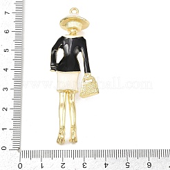 Alloy Rhinestone Big Pendants&nbsp;PALLOY-P315-12G
