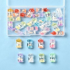 30Pcs Luminous Epoxy Resin Pendants&nbsp;RESI-FS0002-14