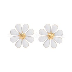 304 Stainless Steel Enamel Stud Earrings&nbsp;EJEW-S226-03G-03