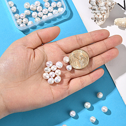 1 Strand Natural Nucleated Pearl Keshi Pearl Beads Strands&nbsp;PEAR-SC0001-40