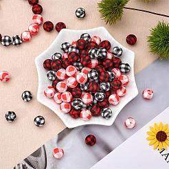 WEWAYSMILE 45Pcs 3 Styles 15mm Silicone Round Beads Making Kit&nbsp;JX488A
