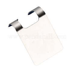 304ステンレスフックハンガー  両面粘着テープ付き  ステンレス鋼色  63x45x26mm&nbsp;SW-TAC0001-05B