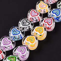 Handmade Lampwork Beads Strands&nbsp;LAMP-E033-04H