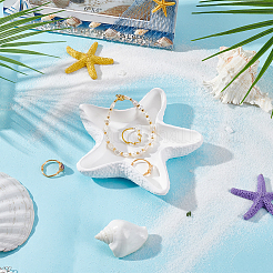 Starfish Gesso Jewelry Plate&nbsp;AJEW-WH0248-728