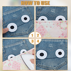 20Pcs Polyester Thread Computerized Embroidery Iron On/Sew On Patches&nbsp;PATC-GA0002-04