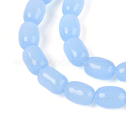Imitation Jade Glass Beads Strands&nbsp;GLAA-T028-14J-04
