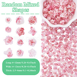 200Pcs Flower & Butterfly Resin Cabochons&nbsp;CRES-TA0001-89E